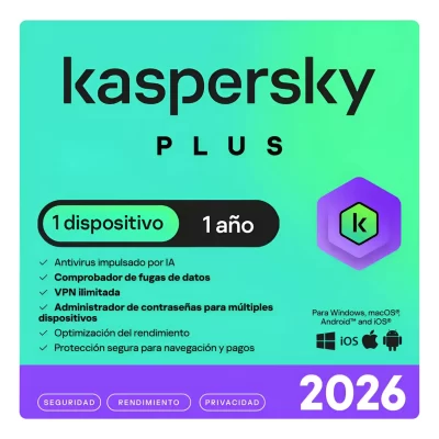 Kaspersky Plus 1 Año - 1 PC